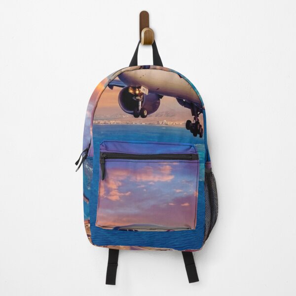 Item preview, Qatar Airplane Over Coastal Paradise designed and sold by CarlosBerry.