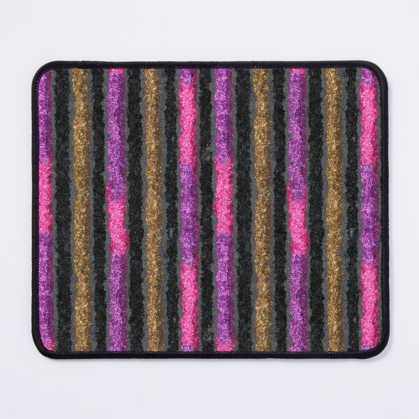 Item preview, Pink Purple Gold Glitter Stripes designed and sold by bubblegoth.