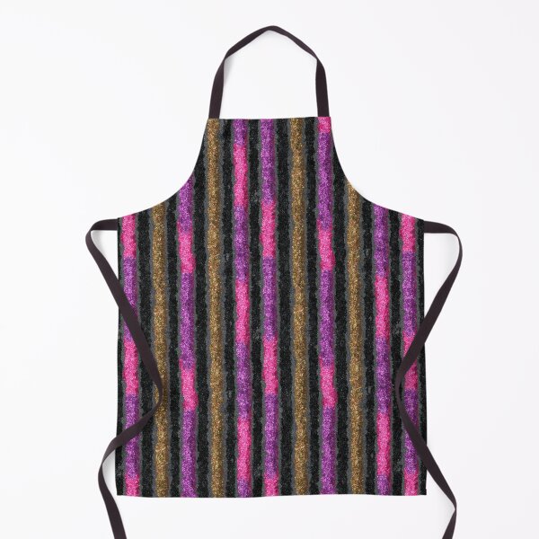 Item preview, Pink Purple Gold Glitter Stripes designed and sold by bubblegoth.