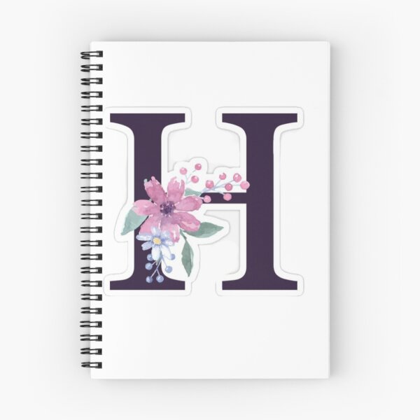 Item preview, Elegant Floral Letter H Monogram – Aesthetic Watercolor Flower Alphabet Initial Design designed and sold by PixelVibe Art.