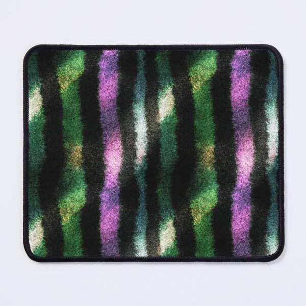 Item preview, Emerald Lavender Noir Stripe Pattern designed and sold by bubblegoth.