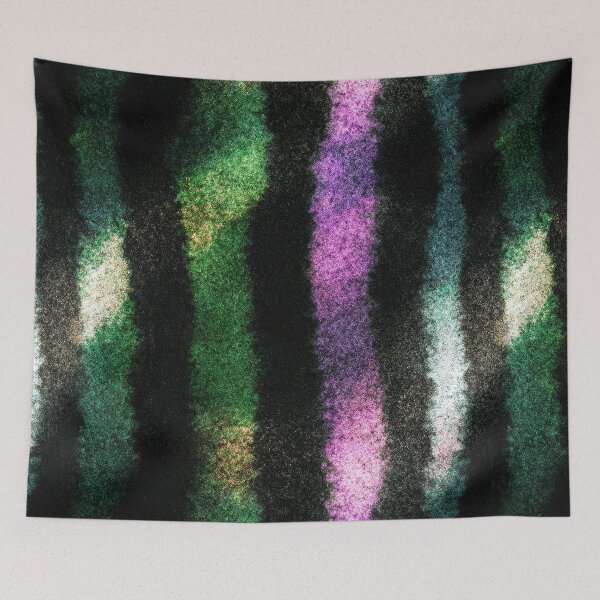 Item preview, Emerald Lavender Noir Stripe Pattern designed and sold by bubblegoth.
