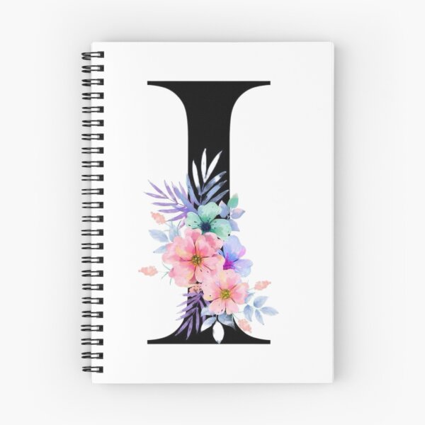 Item preview, Elegant Floral Letter I Monogram – Aesthetic Botanical Flower Alphabet Initial Design designed and sold by PixelVibe Art.