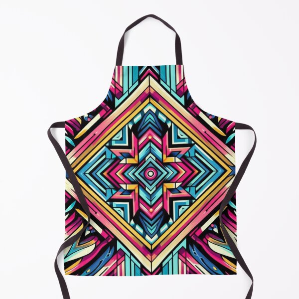Item preview, Geometric Neon Pattern – Kaleidoscopic Symmetry Design designed and sold by Dogandesighn.