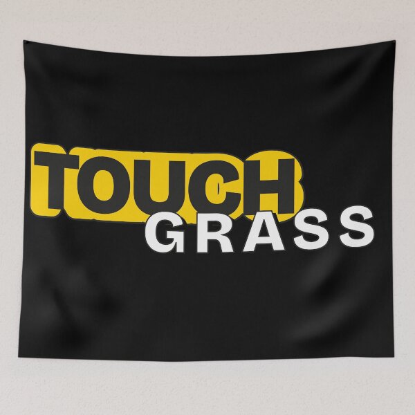 Item preview, Touch Grass - Gen Z Irony Streetwear designed and sold by Mini Pixel Perfect Co..