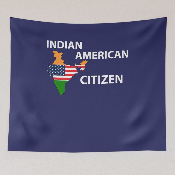 Item preview, Citizenship gift US Indian flag Naturalization citizen present designed and sold by ComboT.