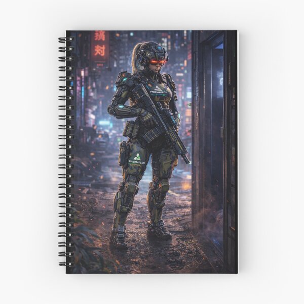 Item preview, Prismatech Combat Exoskeleton – Neo Arkham 2040 Cyberpunk Soldier designed and sold by Beaurozier.