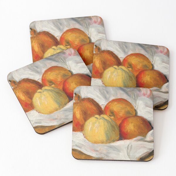Item preview, Pommes Coing Et Grenade Sur Un Linge by Pierre-Auguste Renoir: Impressionist Still Life Poster designed and sold by artofuniverse.
