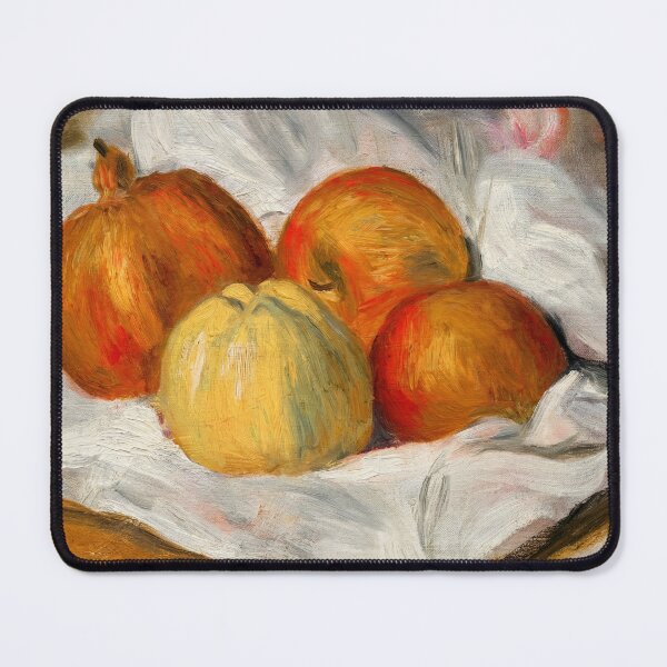 Item preview, Pommes Coing Et Grenade Sur Un Linge by Pierre-Auguste Renoir: Impressionist Still Life Poster designed and sold by artofuniverse.
