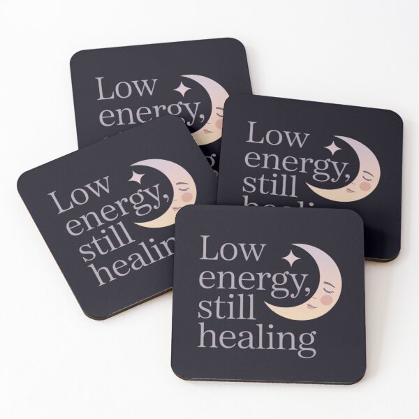 Item preview, Low Energy, Still Healing – Soft Sad Aesthetic Quote designed and sold by maxiprom.