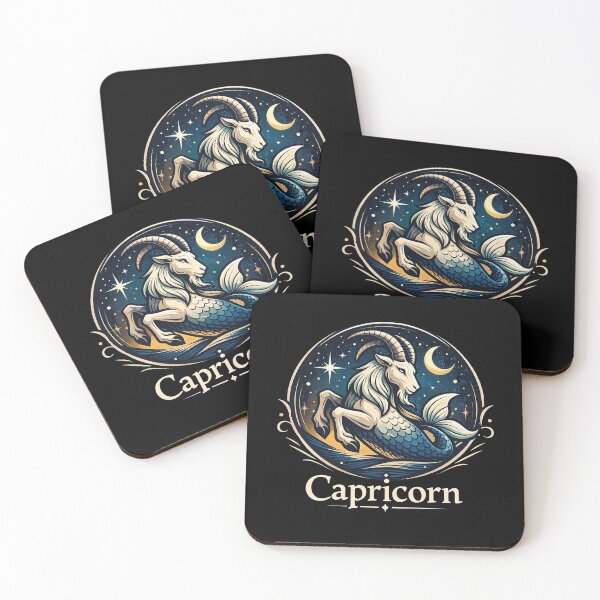 Item preview, Capricorn Zodiac Sign – Mystical Sea Goat Astrology Illustration designed and sold by Kiziorq.