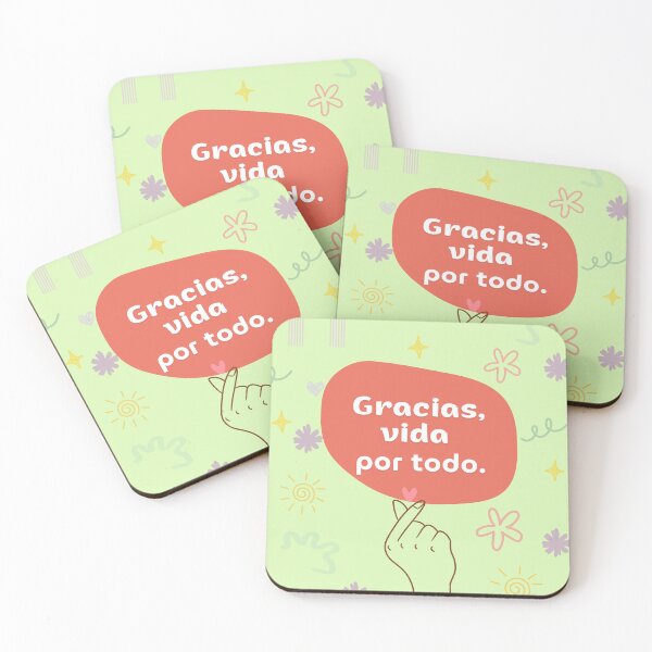 Item preview, Thank You Life For Everything - Spanish Quote & Korean Heart designed and sold by Nubesss.