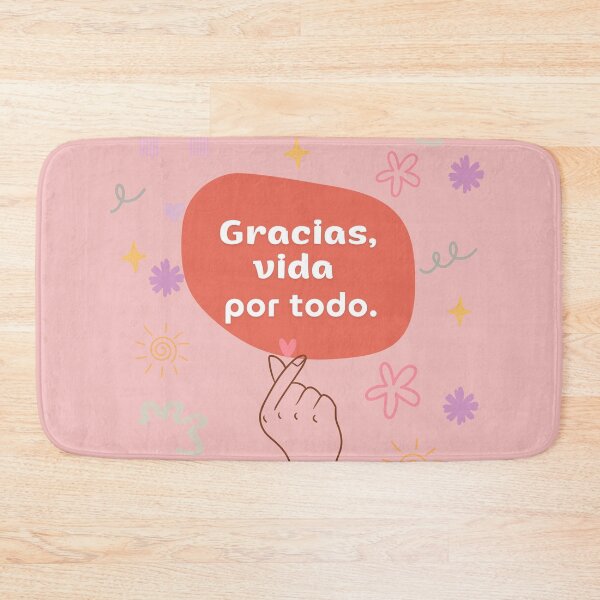 Item preview, Thank You Life For Everything - Spanish Quote & Korean Heart designed and sold by Nubesss.