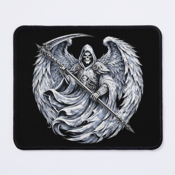 Item preview, Grim Reaper Arctic Camouflage Sticker – Snow Tactical Skull Reaper Art designed and sold by MaulCabral Designs.