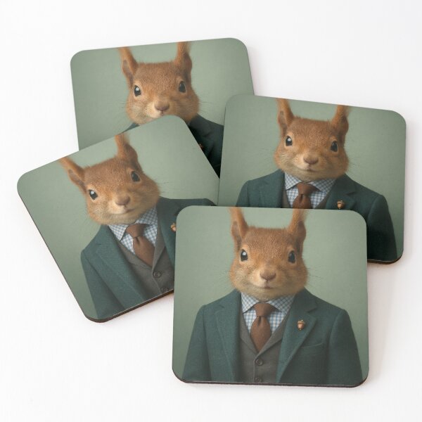 Item preview, Dapper Gentleman Squirrel Portrait designed and sold by SecretSquirrellDesigns.
