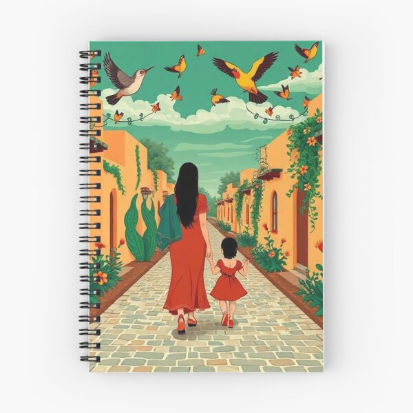 Item preview, Traditional Mexican Folk Art - The Village Path Walk designed and sold by VizualBites.