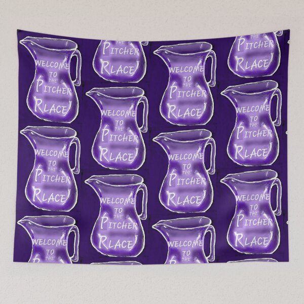 Item preview, Pitcher Place Purple  designed and sold by DancingCreek.