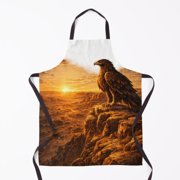 Item preview, Wedgetail Eagle Outback Overlook – Australian Raptor at Sunset designed and sold by PawPrintCustom.