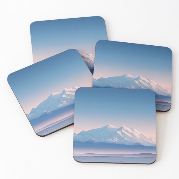 Item preview, Minimalist Mount McKinley Mountain, Nature Landscape, Sunrise Mount McKinley designed and sold by PandaKunst.
