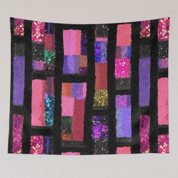 Item preview, Neon Stained Glass Mosaic Glow designed and sold by bubblegoth.