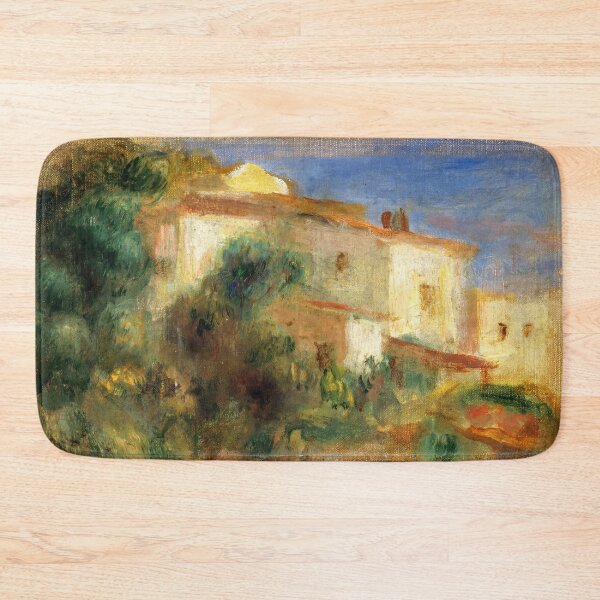 Item preview, Post Office, Cagnes by Pierre-Auguste Renoir: Sunlit Mediterranean Landscape Poster designed and sold by artofuniverse.