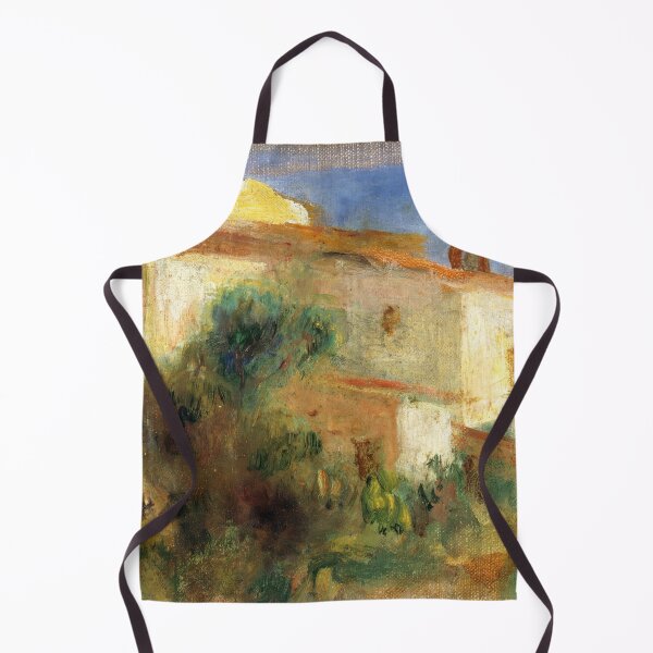Item preview, Post Office, Cagnes by Pierre-Auguste Renoir: Sunlit Mediterranean Landscape Poster designed and sold by artofuniverse.