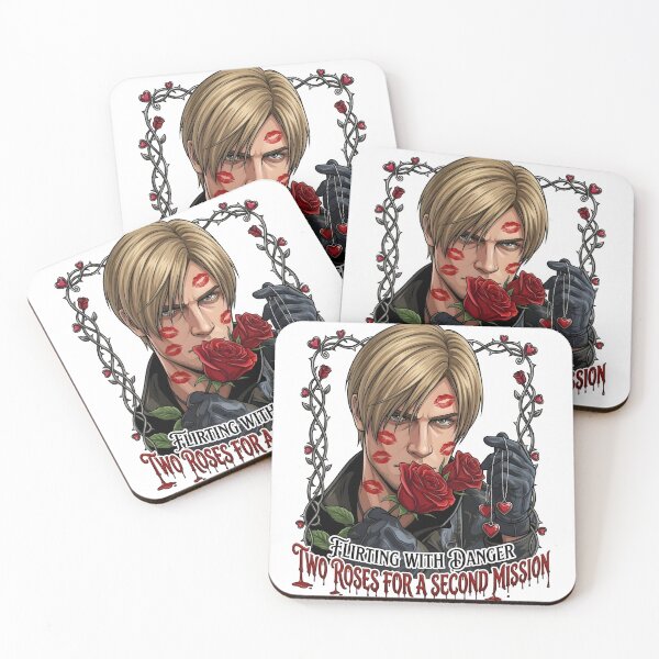 Item preview, Leon S Kennedy Two Roses For A Second Mission Flirting With Danger Fan Art designed and sold by blastercreation.