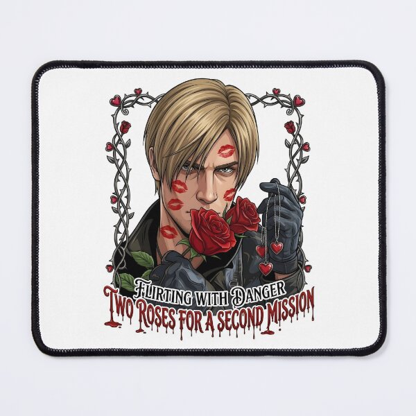 Item preview, Leon S Kennedy Two Roses For A Second Mission Flirting With Danger Fan Art designed and sold by blastercreation.