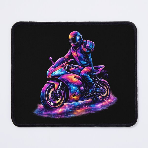 Item preview, Neon Galaxy Motorcycle designed and sold by SOMANA7.