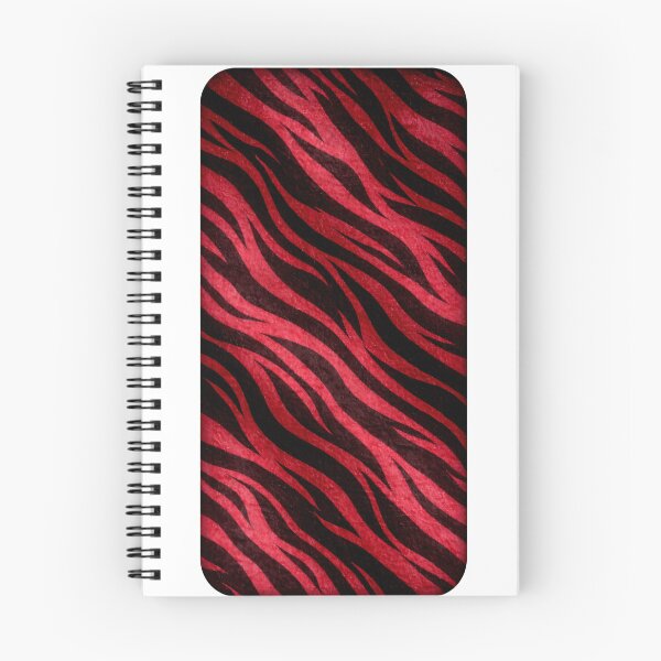 Item preview, Cherry Red Tiger Stripe Pattern Dark Animal Print Texture designed and sold by CLOUTKULT.