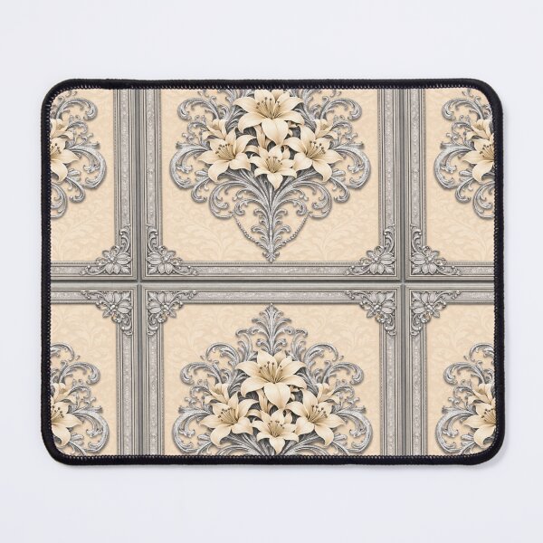 Item preview, Oat & Silver Lily With Damask designed and sold by DesignsByPrnces.