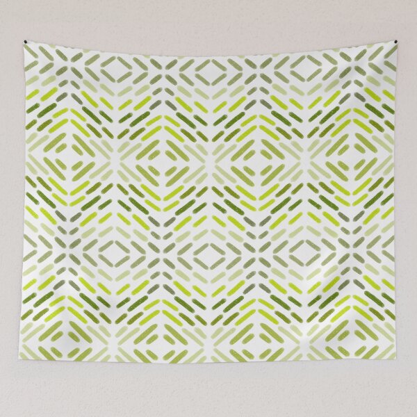 Item preview, Green diamond pattern designed and sold by Ana Gorozpe.