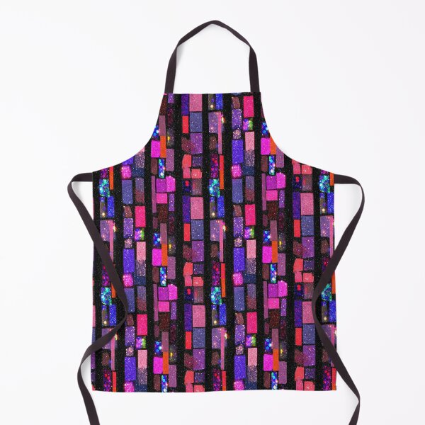 Item preview, Neon Glitter Geometric Grid Pattern designed and sold by bubblegoth.