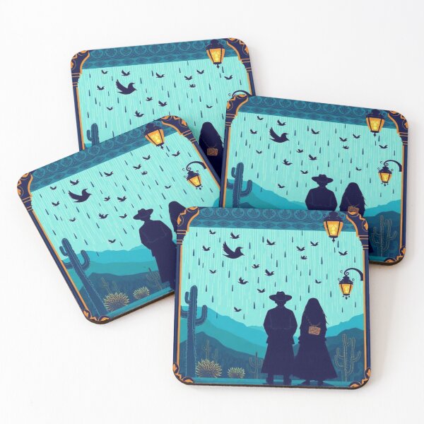 Item preview, Classic Mexican Folk Art - Watching the Desert Rain designed and sold by VizualBites.