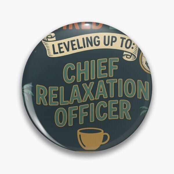 Item preview, Retired 2026 Chief Relaxation Officer – Funny Nautical Retirement & Tropical Vacation Graphic designed and sold by FarDesign.