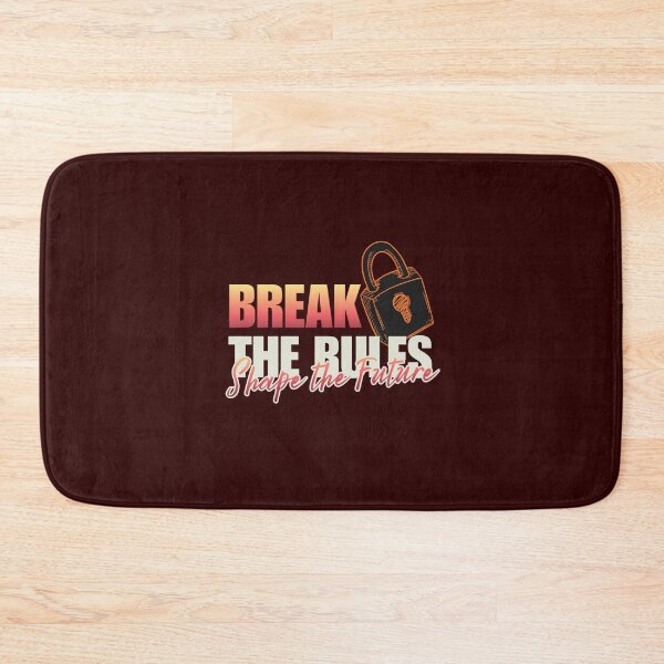 Item preview, Break the Rules – Shape the Future Motivational Design designed and sold by StorySeller85.
