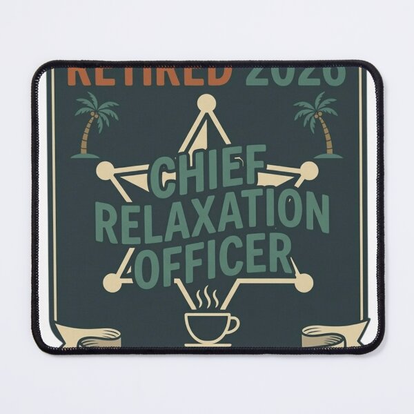 Item preview, Retired 2026 Chief Relaxation Officer – Funny Police & Law Enforcement Retirement Gift designed and sold by FarDesign.