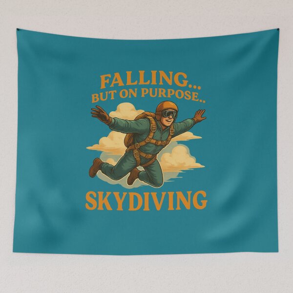 Item preview, SKYDIVING – Falling… But On Purpose. designed and sold by PACERENE.