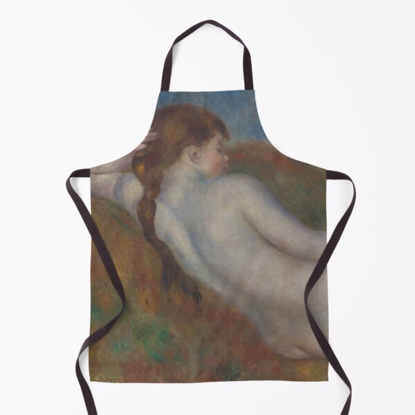 Item preview, Reclining Nude by Pierre-Auguste Renoir: Impressionist Coastal Nude Poster designed and sold by artofuniverse.