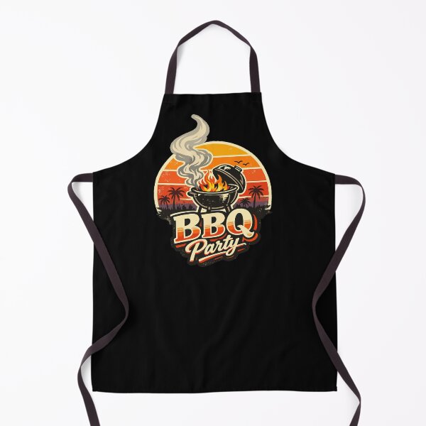 Item preview, BBQ Party – Vintage Sunset Grill & Smoke Vibes designed and sold by Mikoff04-arts.