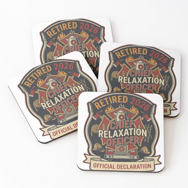 Item preview, Retired 2026 Chief Relaxation Officer – Funny Firefighter Retirement Gift & Fire Dept Graphic designed and sold by FarDesign.