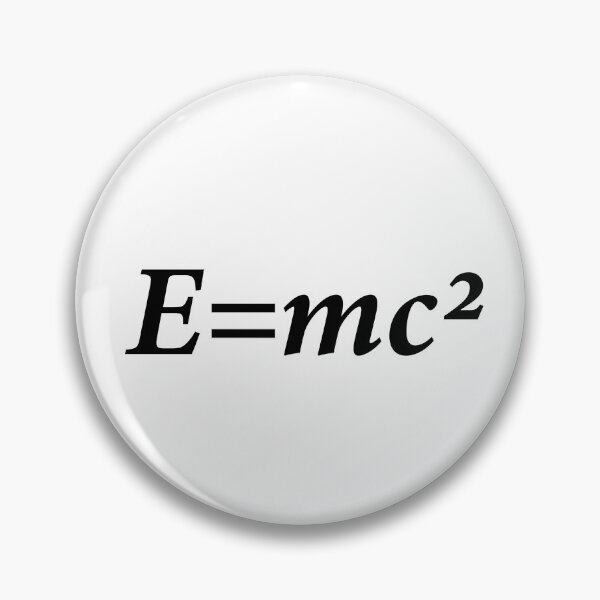 Item preview, Minimalist E=mc² – Einstein Physics Equation Design designed and sold by appelsaftladen.