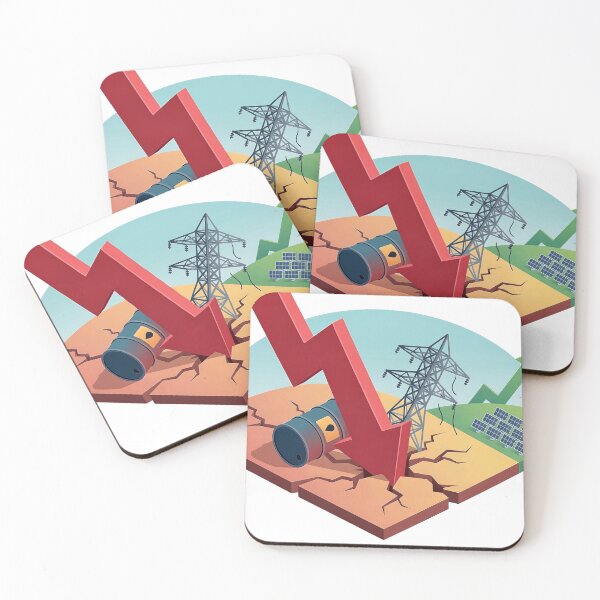 Item preview, transition from fossil fuel crisis to renewable energy growth. designed and sold by PEUCETA-BA.