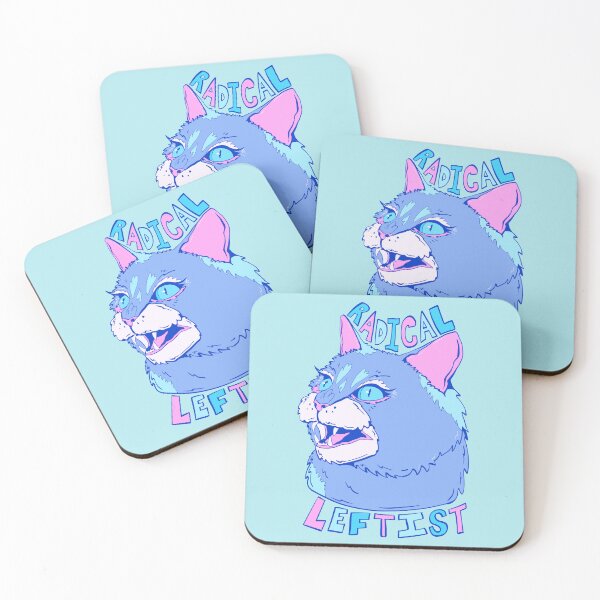 Item preview, radical leftist cat art  designed and sold by crestfallenmermaid.