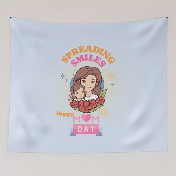 Item preview, Spreading Smiles: Happy Mother's Day Illustrated Floral designed and sold by PriyaMagic.
