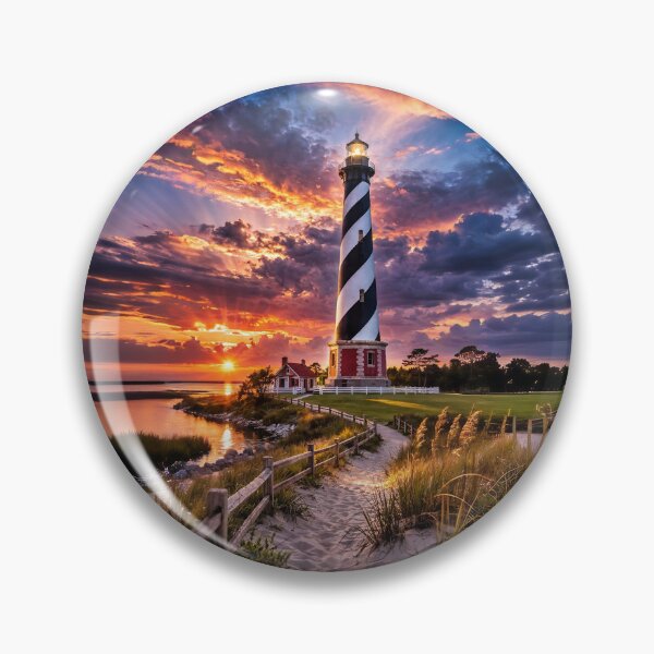 Item preview, Lighthouse at Sunset designed and sold by ArtPixs.