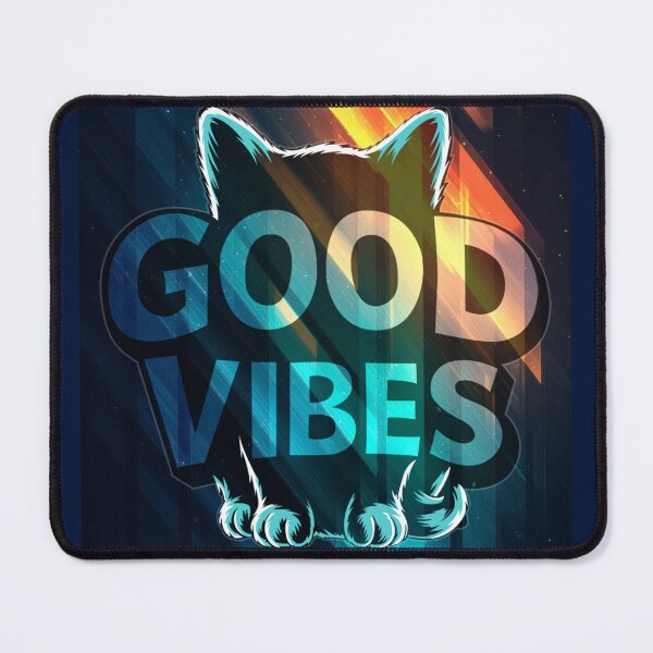 Item preview, The cat with good vibes, lively and colorful designed and sold by Good-Vibes-Off.