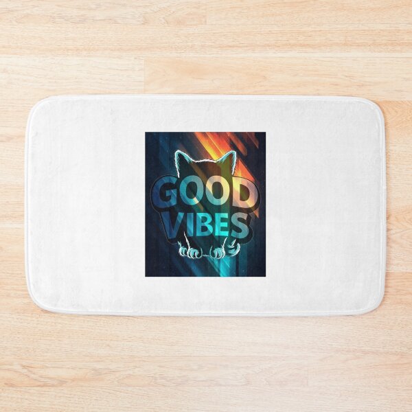 Item preview, The cat with good vibes, lively and colorful designed and sold by Good-Vibes-Off.