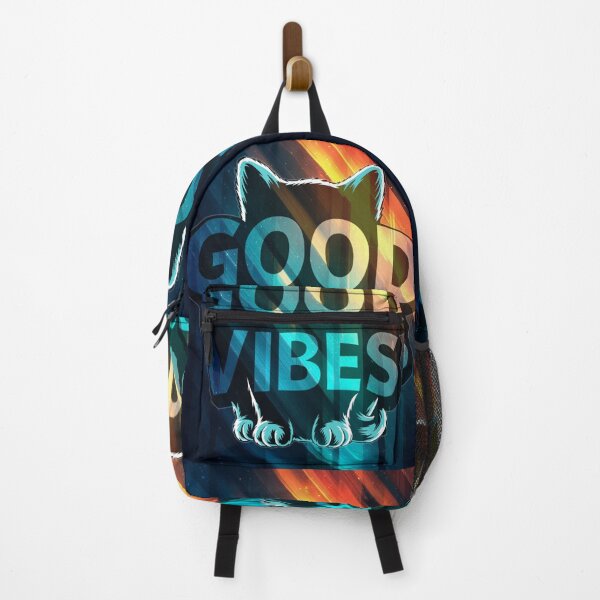Item preview, The cat with good vibes, lively and colorful designed and sold by Good-Vibes-Off.