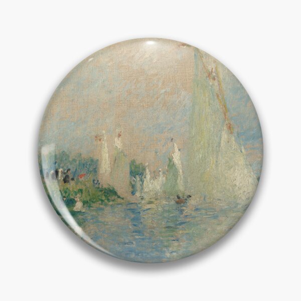 Item preview, Regatta at Argenteuil by Pierre-Auguste Renoir: Serene Impressionist River Scene designed and sold by artofuniverse.